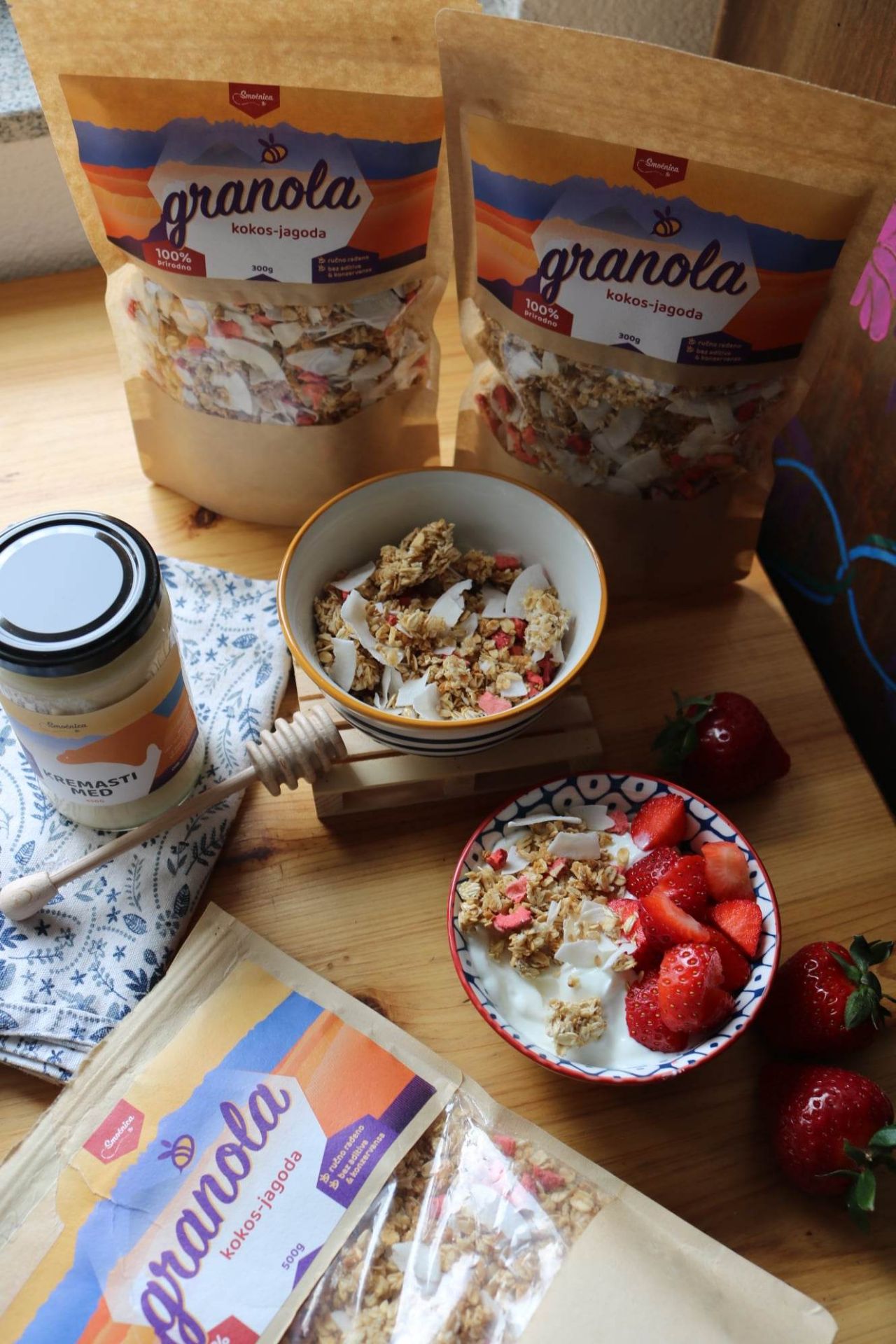 Granola kokos jagoda 300 g