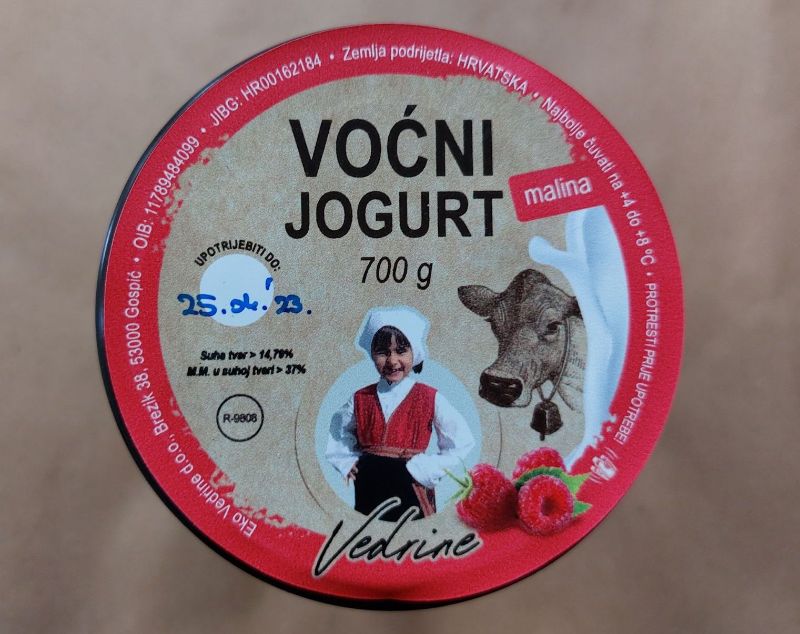 Picture of Voćni jogurt Malina 700 g