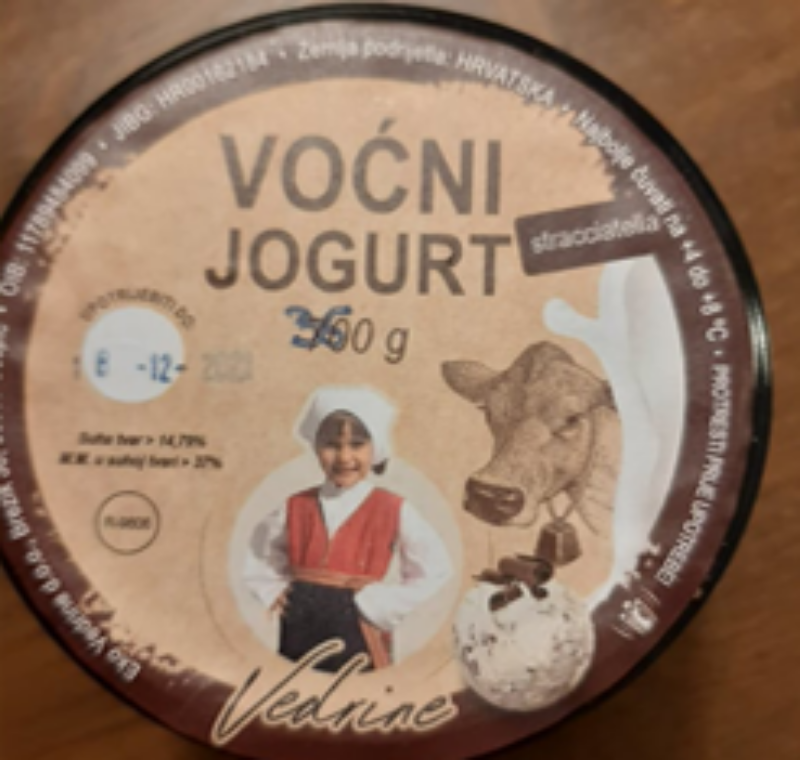 Picture of Voćni jogurt Stracciatella 700 g