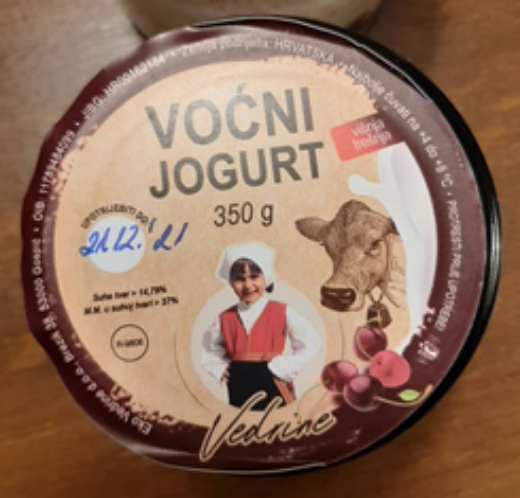 Voćni jogurt Višnja - Trešnja 700 g