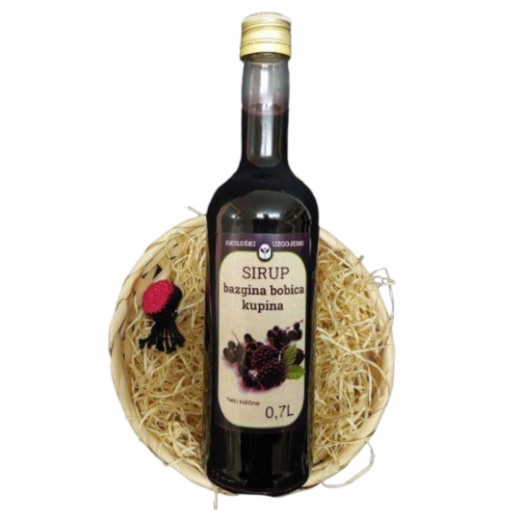 Sirup od bobica bazge i kupina 700 ml