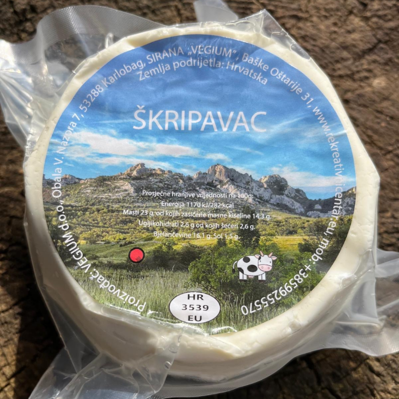 Slika Lički sir škripavac 600 g