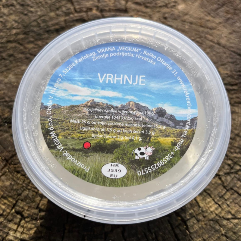 Slika Domaće vrhnje 200 g