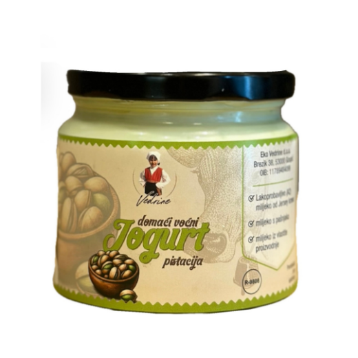 Slika Domaći voćni jogurt - pistacija 350 g