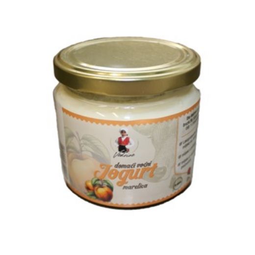 Slika Domaći voćni jogurt - marelica 350 g