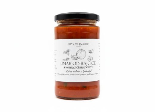 Slika Umak od rajčice s komadićima povrća 450 g