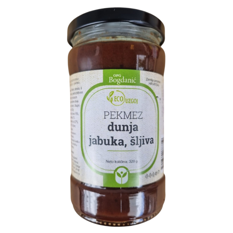 Slika Jesenski pekmez od dunje, jabuke i šljive 320 g
