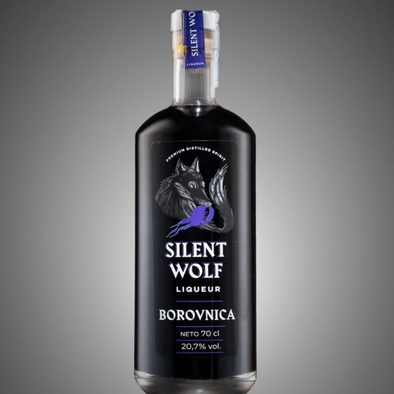 Slika Silent Wolf liker od borovnice 0,7 L