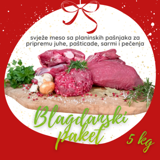 Slika Blagdanski paket svježeg mesa 5 kg