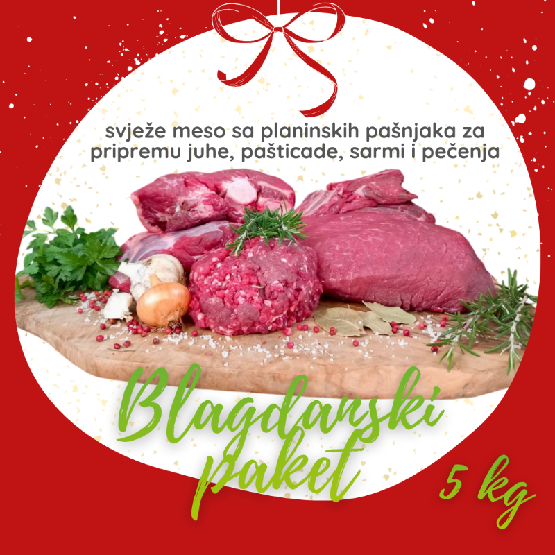 Slika Blagdanski paket svježeg mesa 5 kg