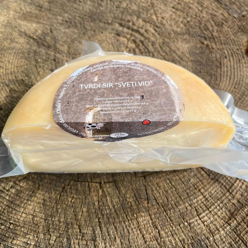Slika Tvrdi sir Sveti Vid - pola koluta 900 g