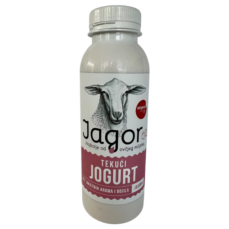 Slika Tekući ovčji jogurt - JAGODA 330 g