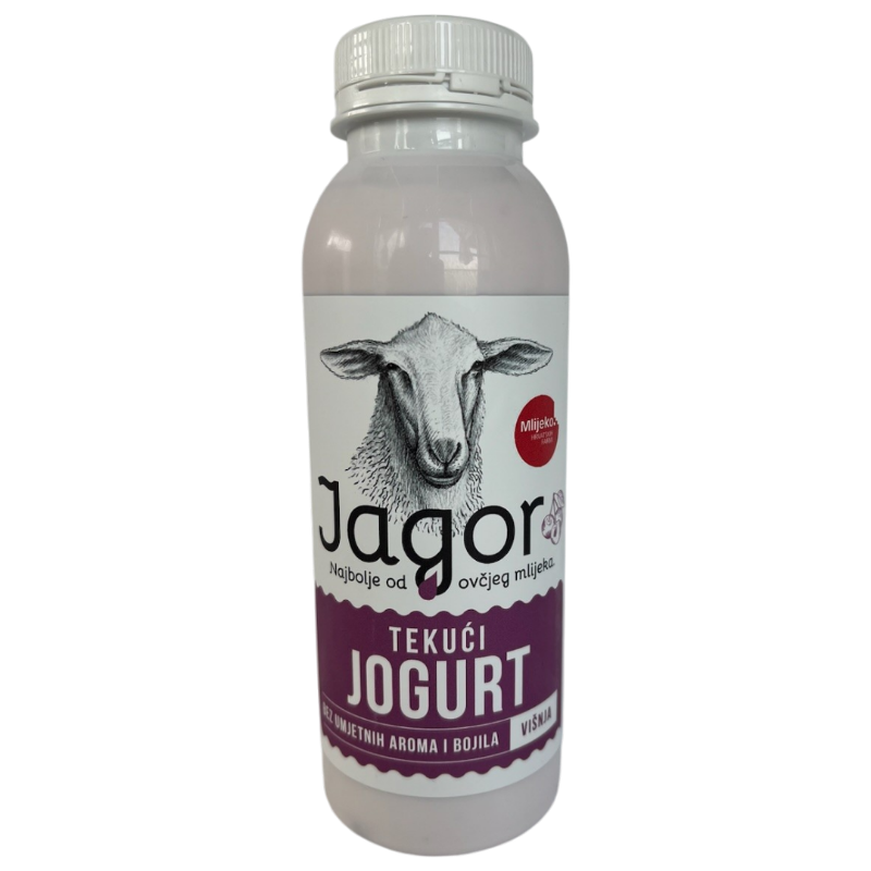 Slika Tekući ovčji jogurt - VIŠNJA 330 g 