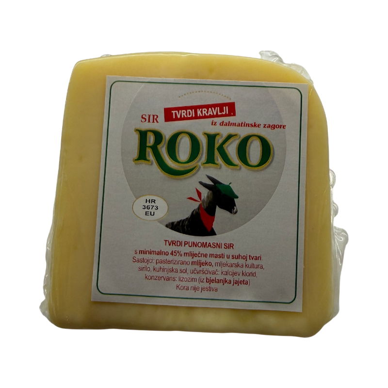 Slika Tvrdi kravlji sir Roko cca 1 kg